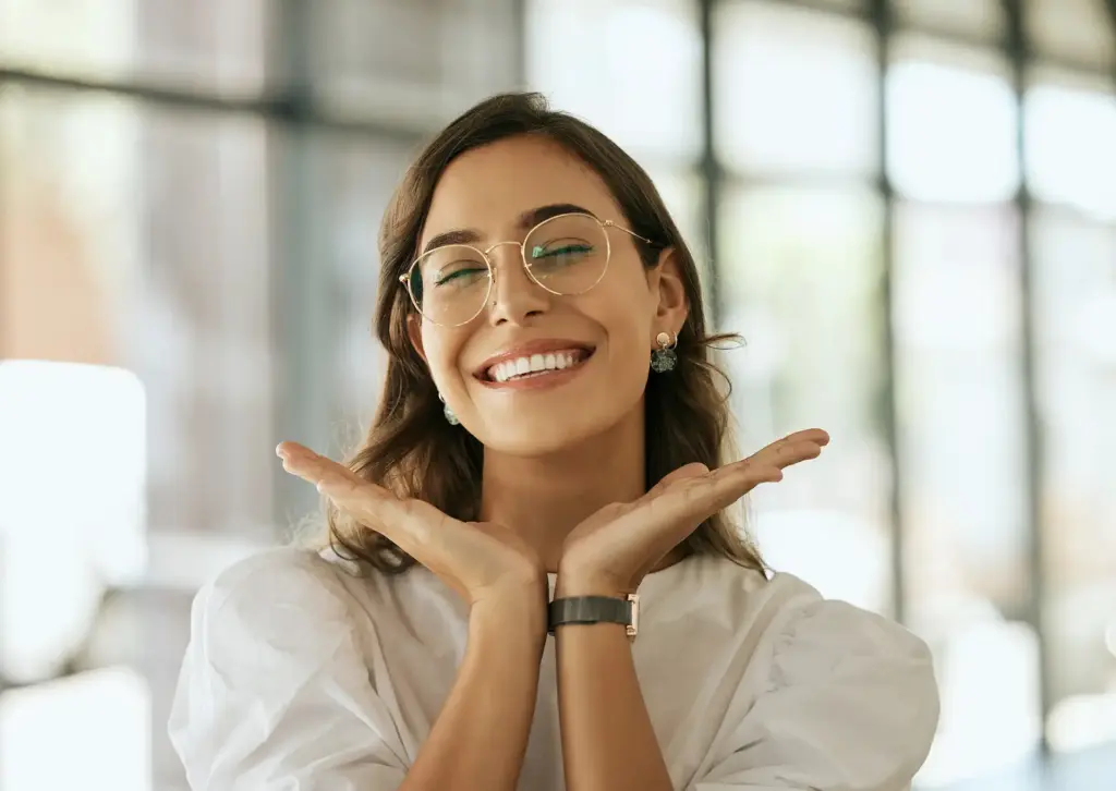 Mujer sonriendo